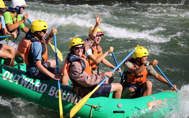 rafting expedition for teens